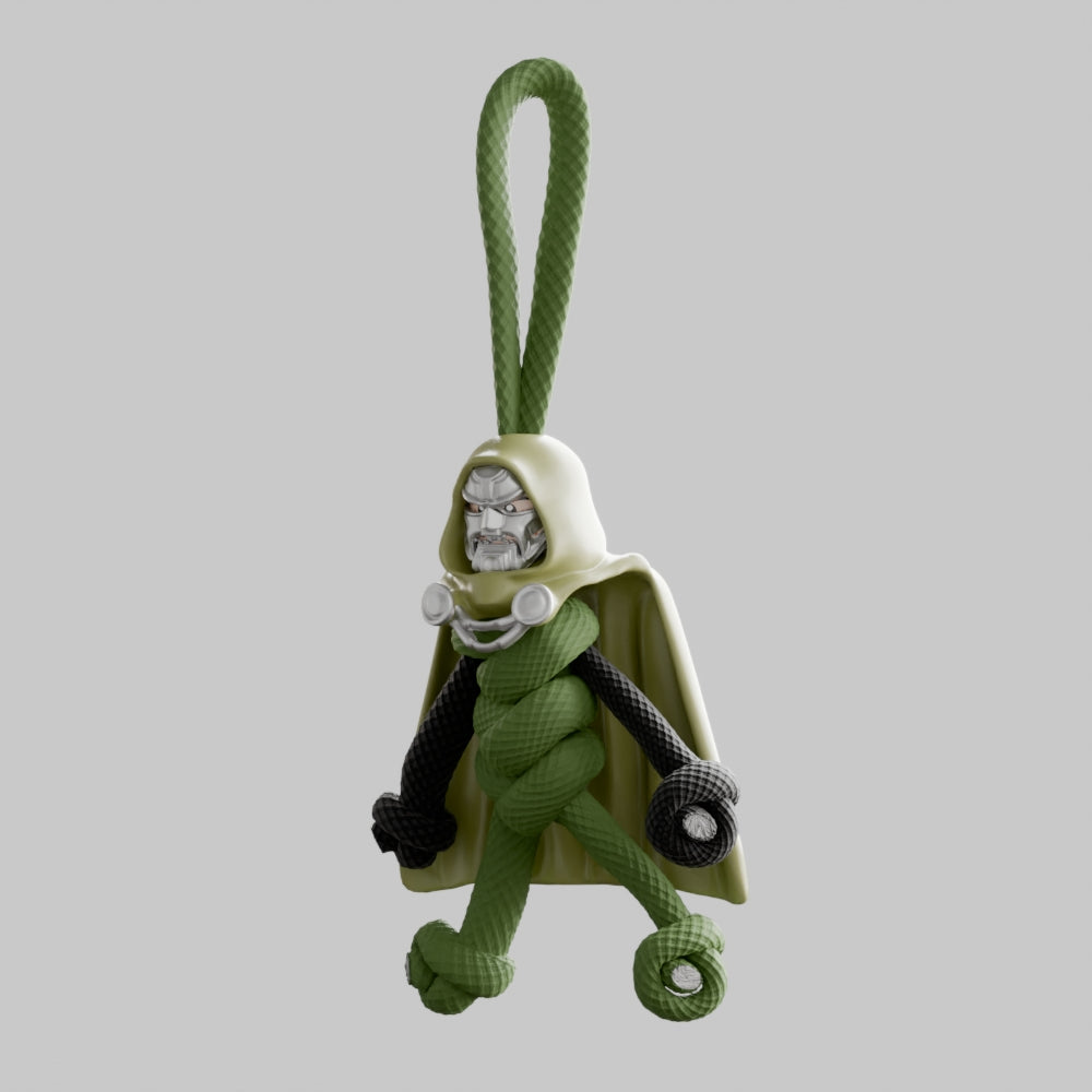 Doctor Doom Paracord Buddy Keychain