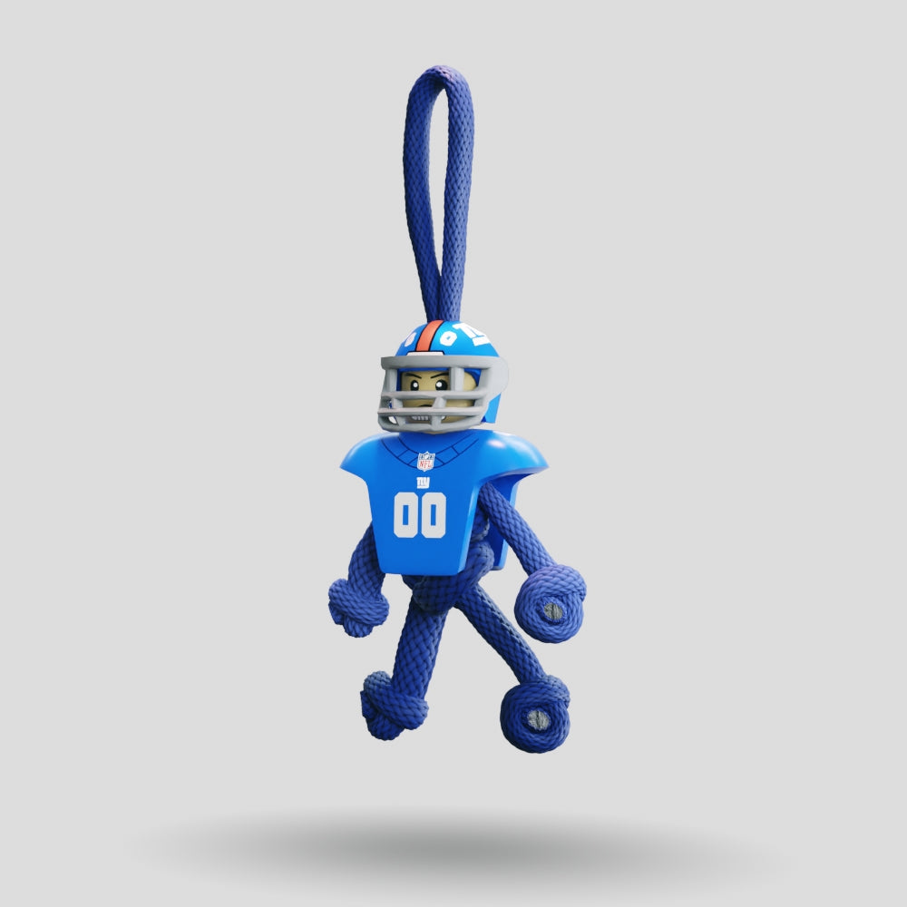 New York Giants Paracord Buddy Keychain
