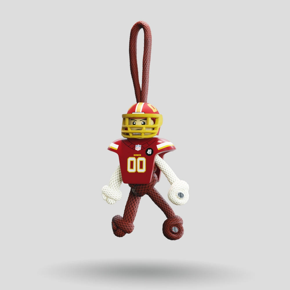 Washington Commanders Paracord Buddy Keychain