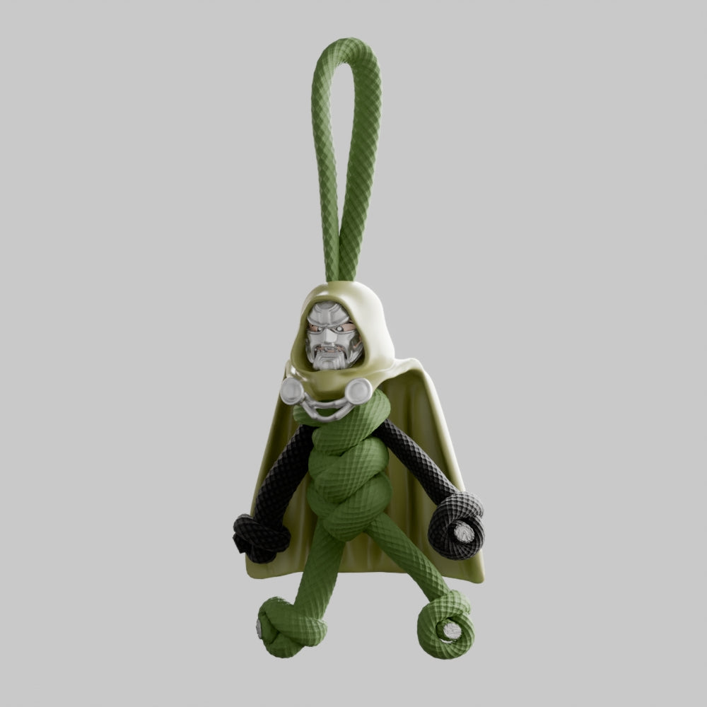 Doctor Doom Paracord Buddy Keychain