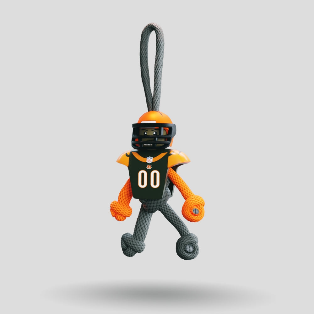 Cincinnati Bengals Paracord Buddy Keychain