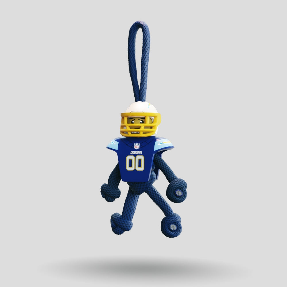 LA Chargers Paracord Buddy Keychain