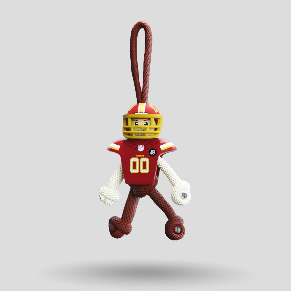 Washington Commanders Paracord Buddy Keychain