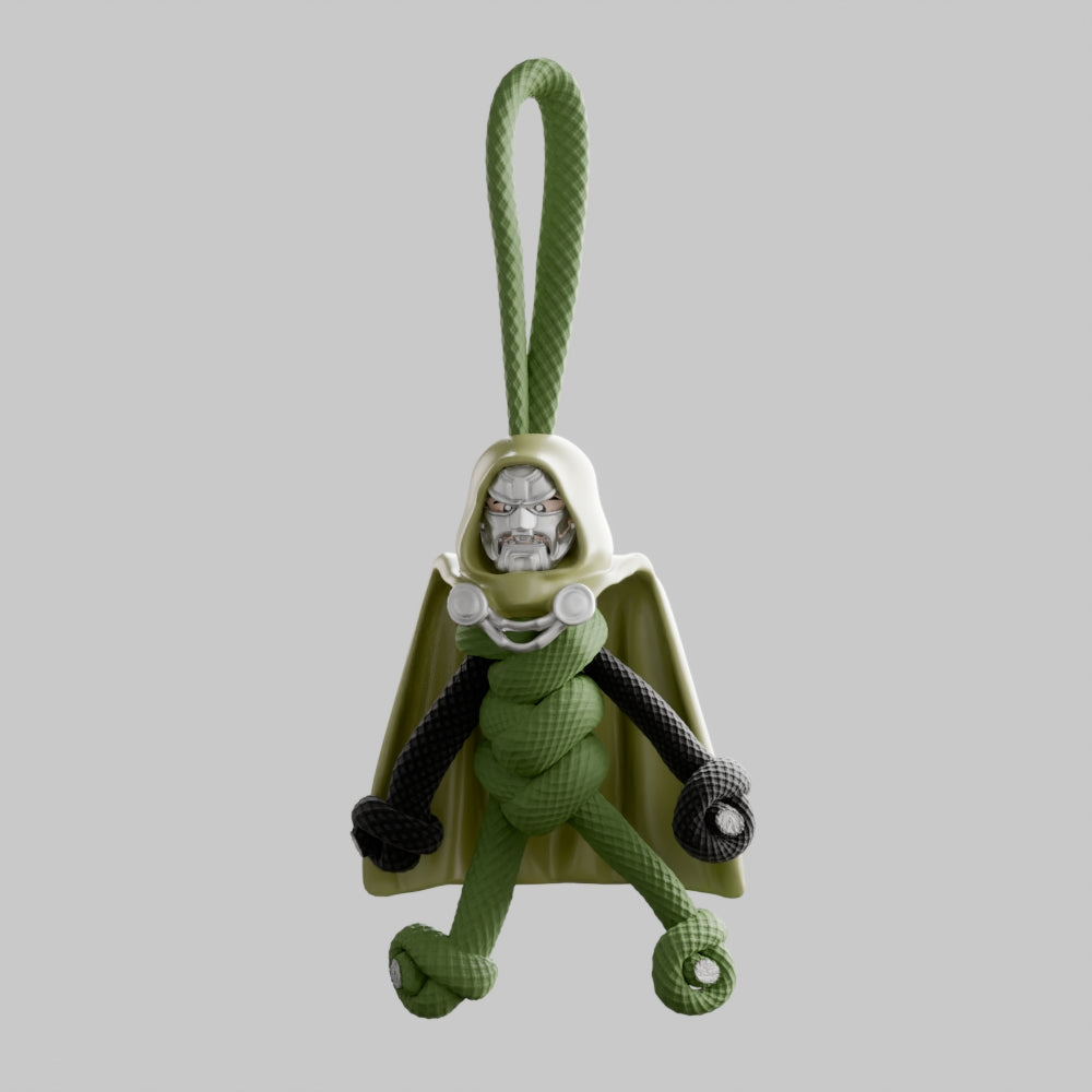 Doctor Doom Paracord Buddy Keychain