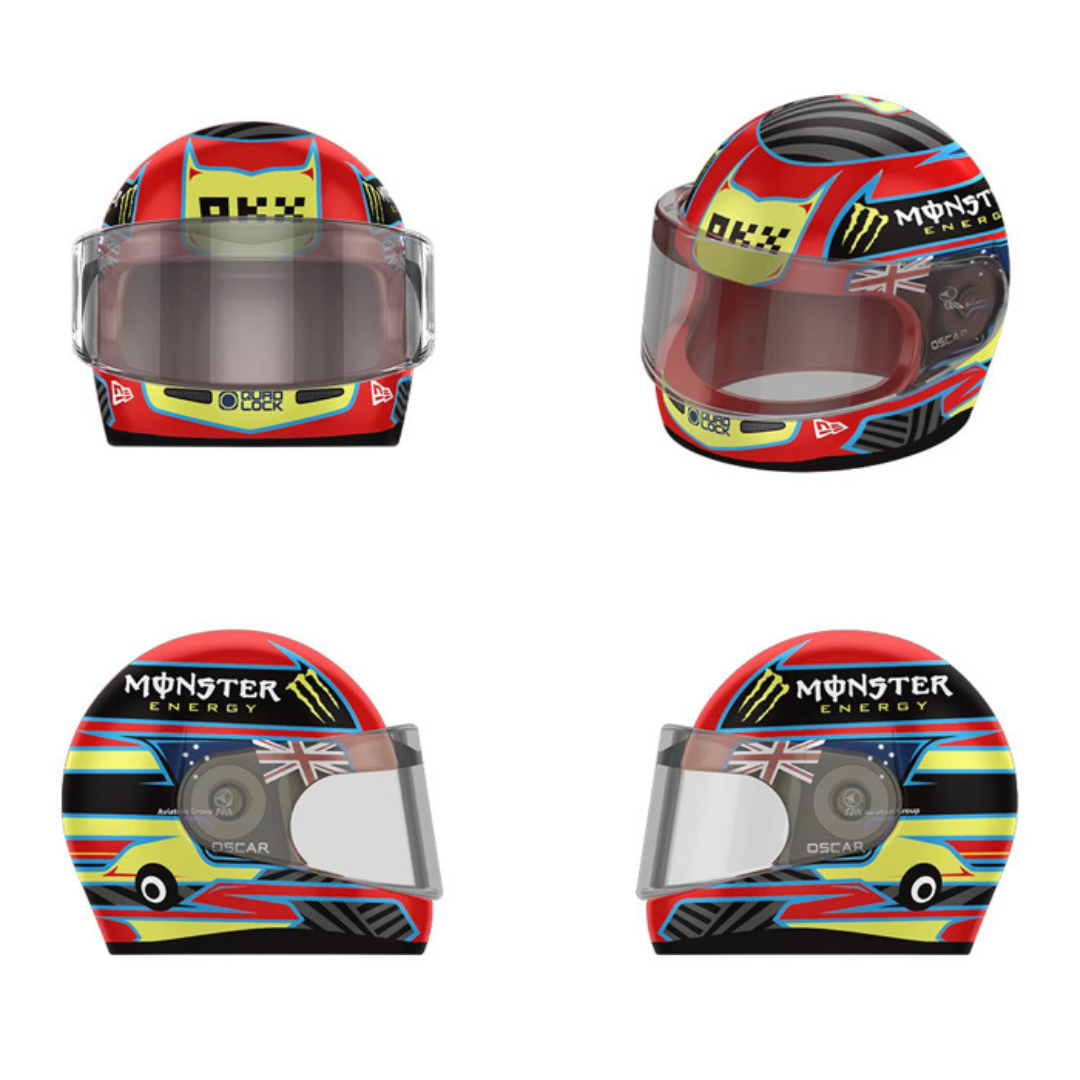 Piastri 2025 Nano Helmet| Paracord Buddy | Worldwide Shipping