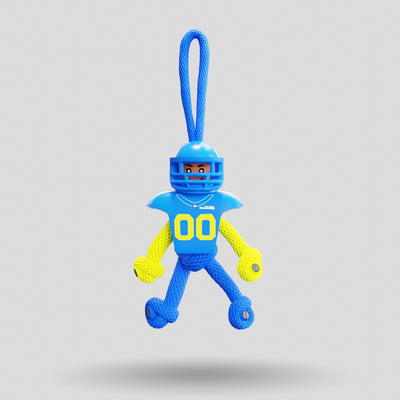 LA RAMS Paracord Buddy Keychain