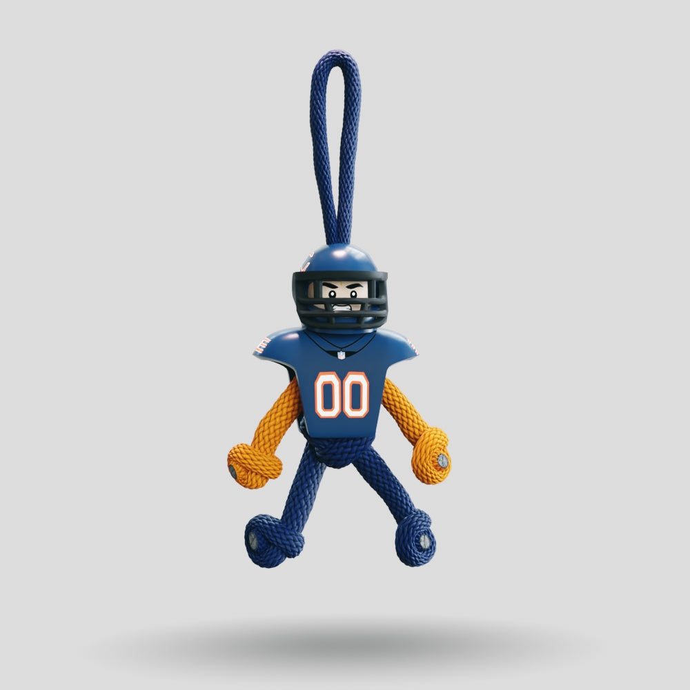 Chicago Bears Paracord Buddy Keychain