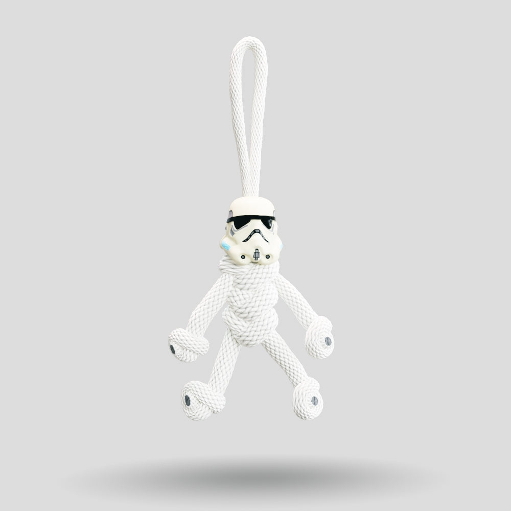 Stormtrooper Paracord Buddy Keychain