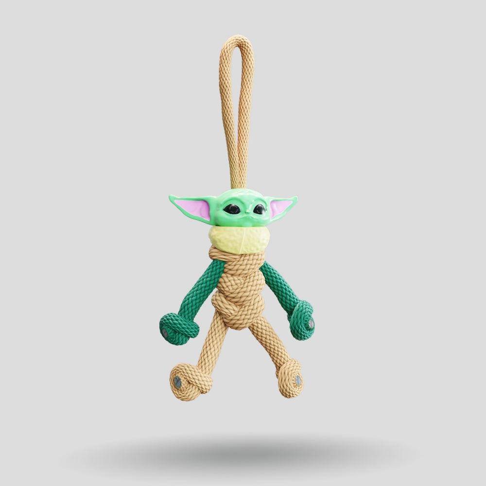 Baby Yoda Paracord Buddy Keychain