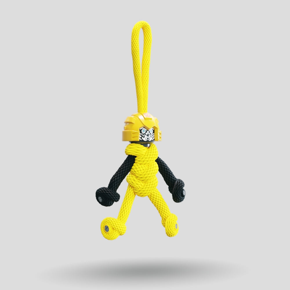 Bumblebee Paracord Buddy Keychain