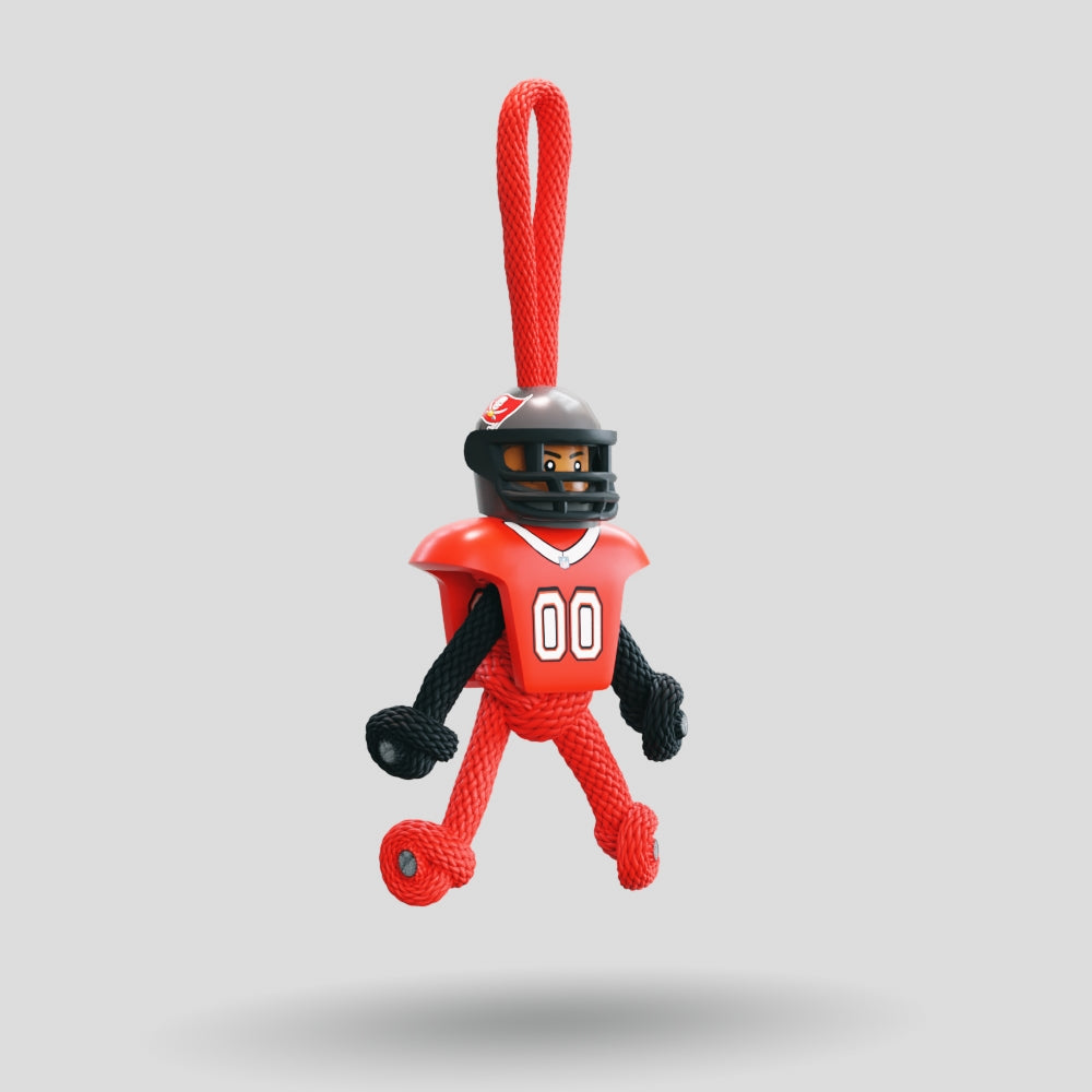 Tampa Bay Buccaneers Paracord Buddy Keychain