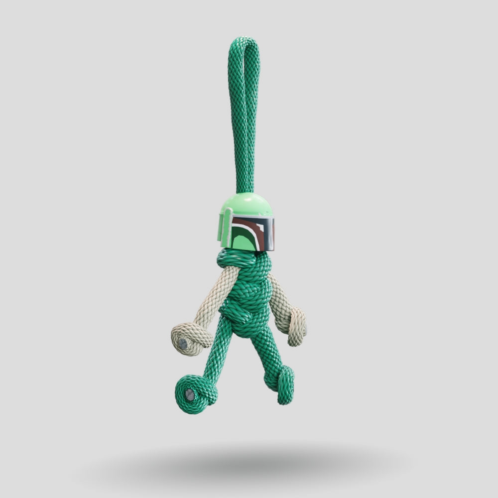 Boba Fett Paracord Buddy Keychain