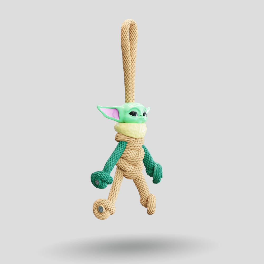 Baby Yoda Paracord Buddy Keychain
