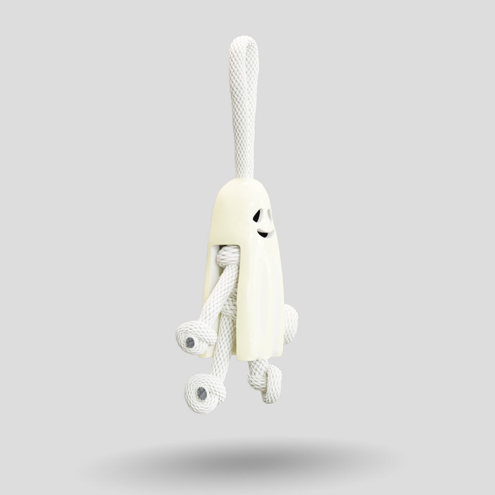 Ghost Paracord Buddy Keychain (Glows In Dark)