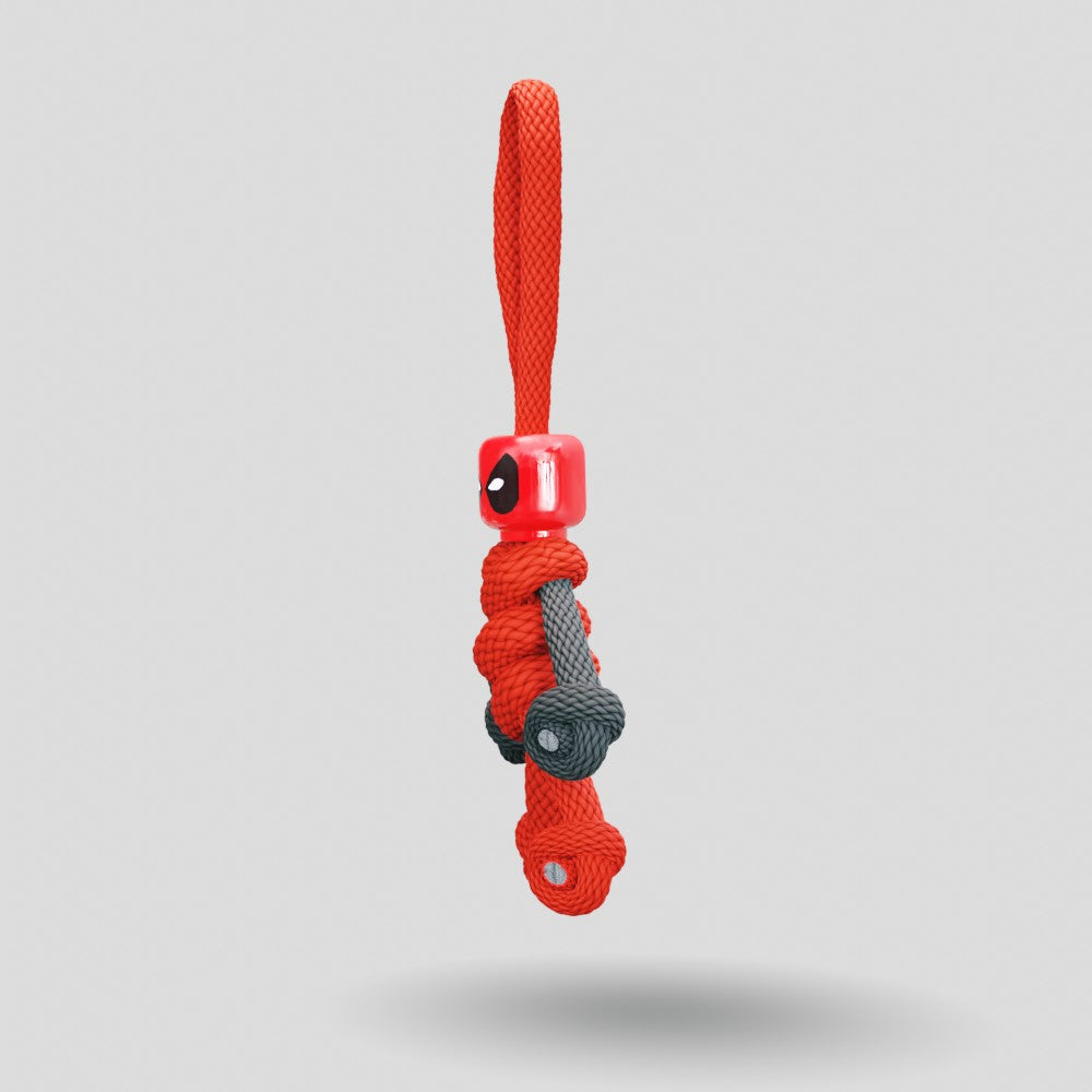 Deadpool Paracord Buddy Keychain