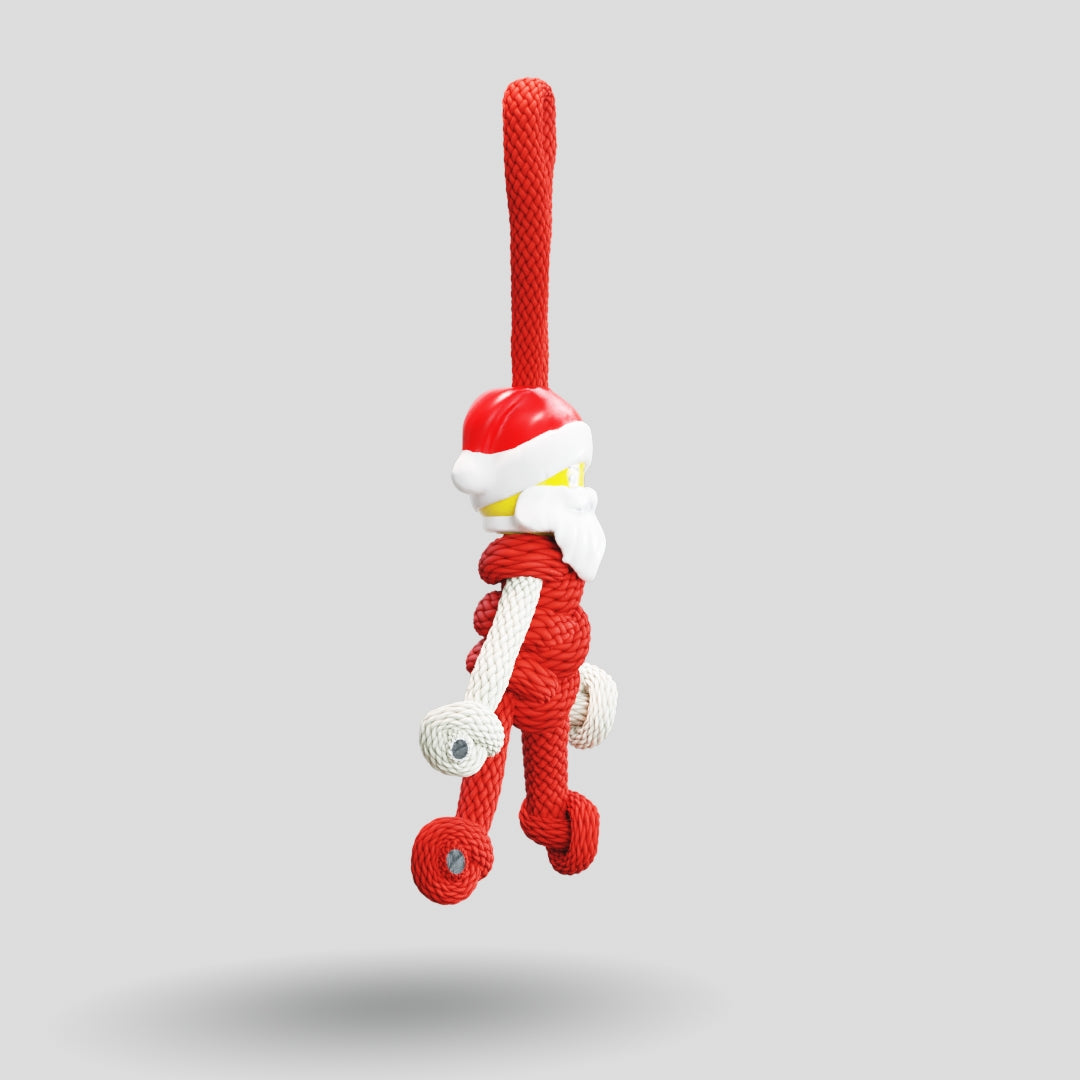 Santa Claus Paracord Buddy Keychain
