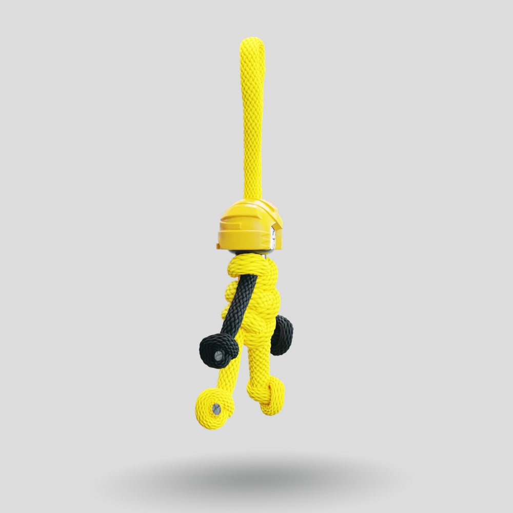 Bumblebee Paracord Buddy Keychain