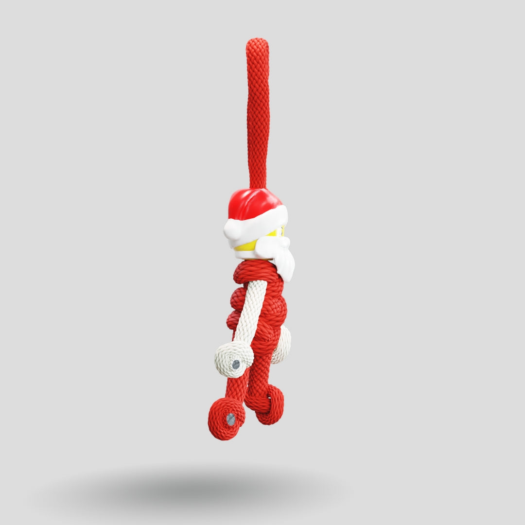 Santa Claus Paracord Buddy Keychain