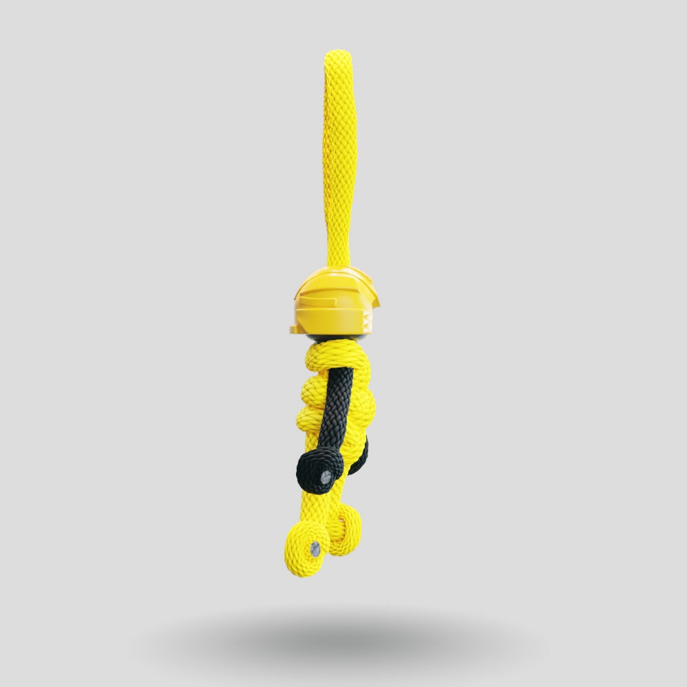 Bumblebee Paracord Buddy Keychain