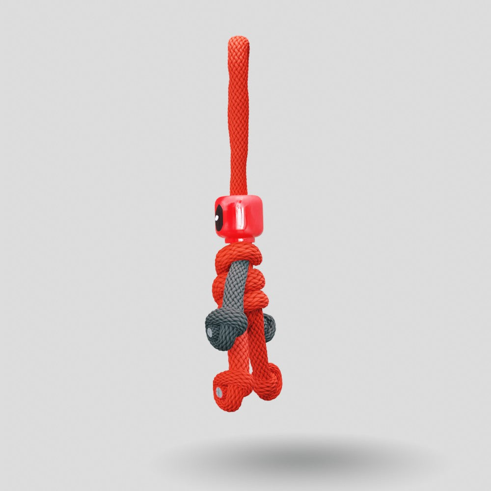 Deadpool Paracord Buddy Keychain