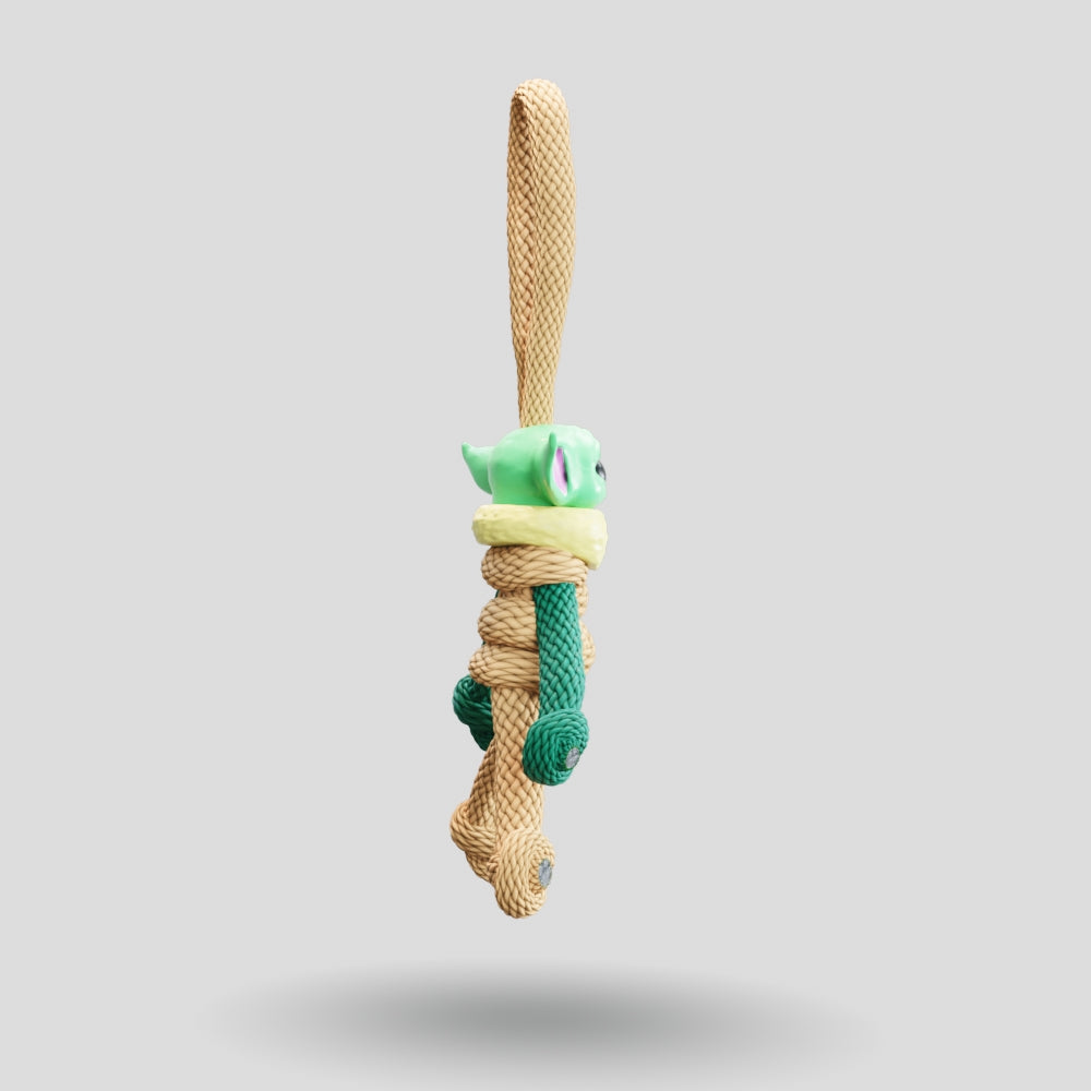 Baby Yoda Paracord Buddy Keychain