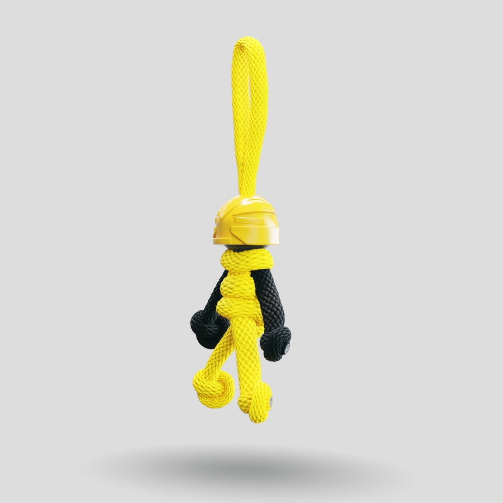 Bumblebee Paracord Buddy Keychain