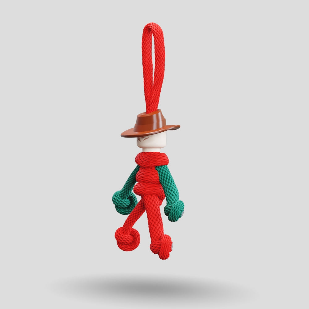 Freddy Krueger Paracord Buddy Keychain