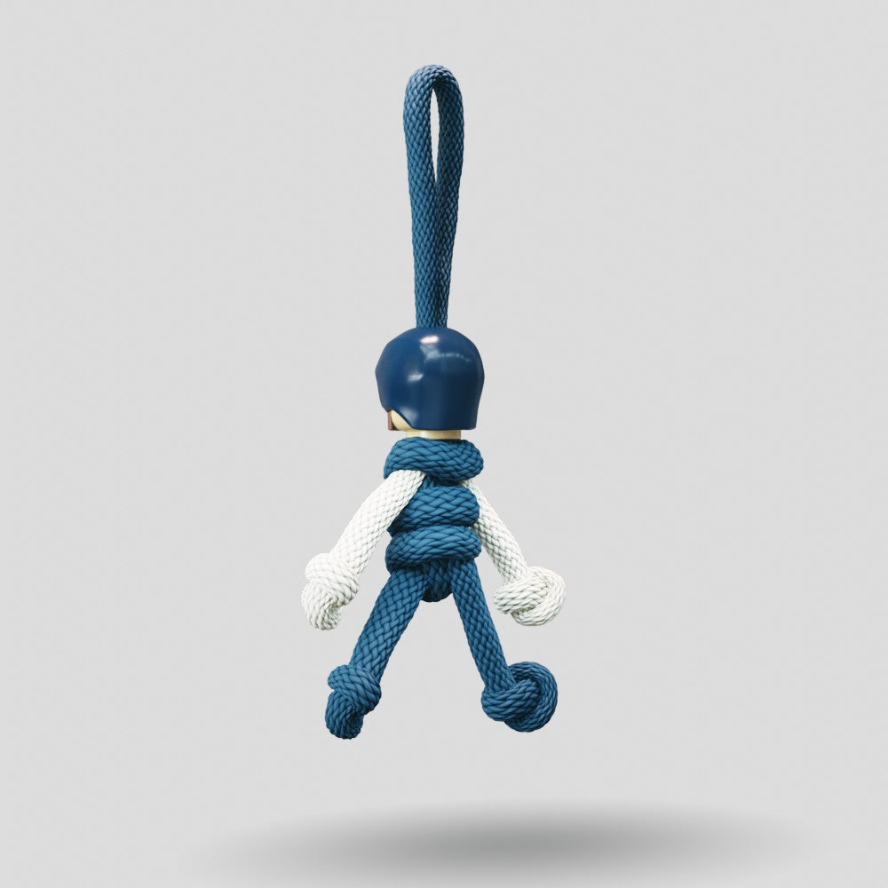 Captain America Paracord Buddy Keychain