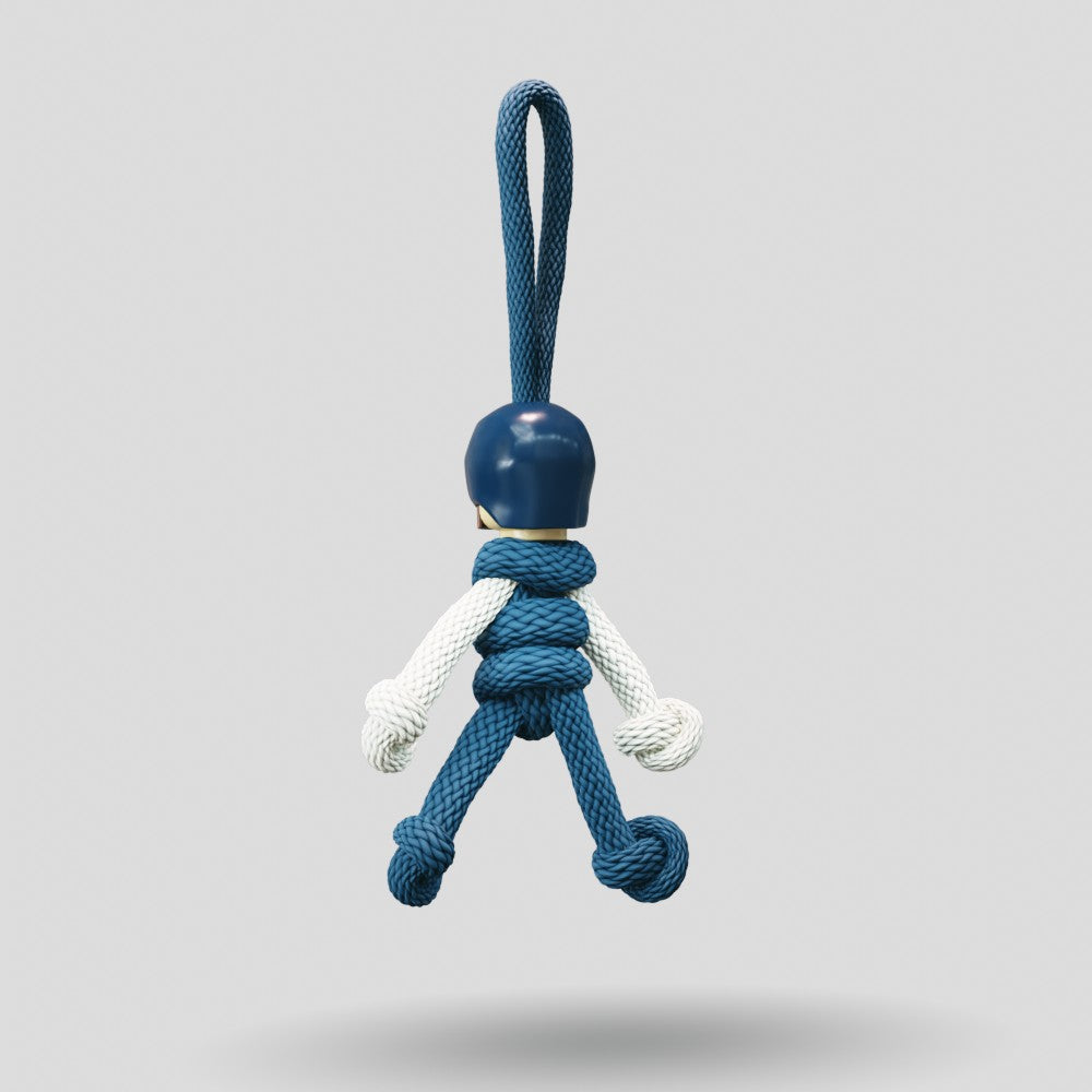 Captain America Paracord Buddy Keychain