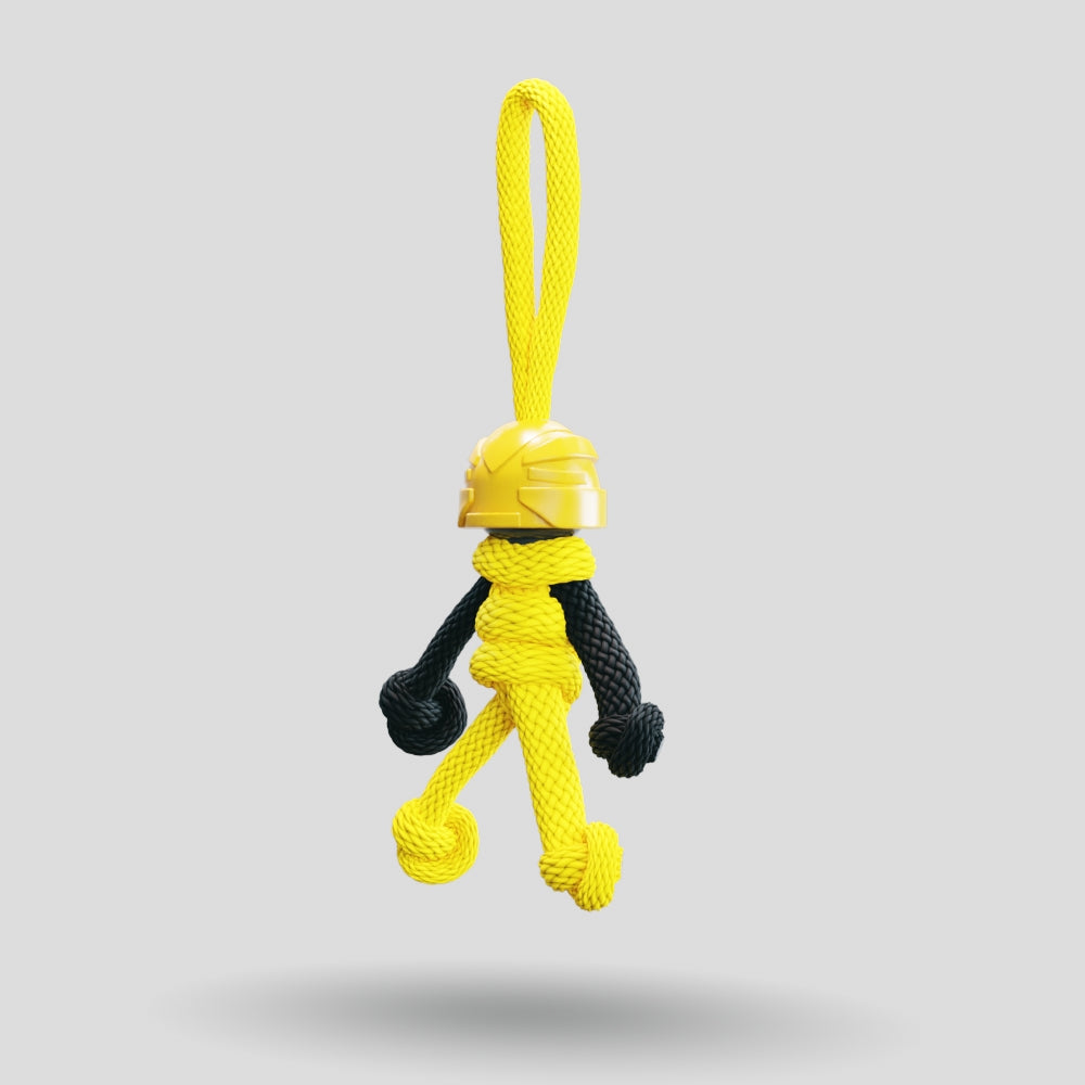 Bumblebee Paracord Buddy Keychain