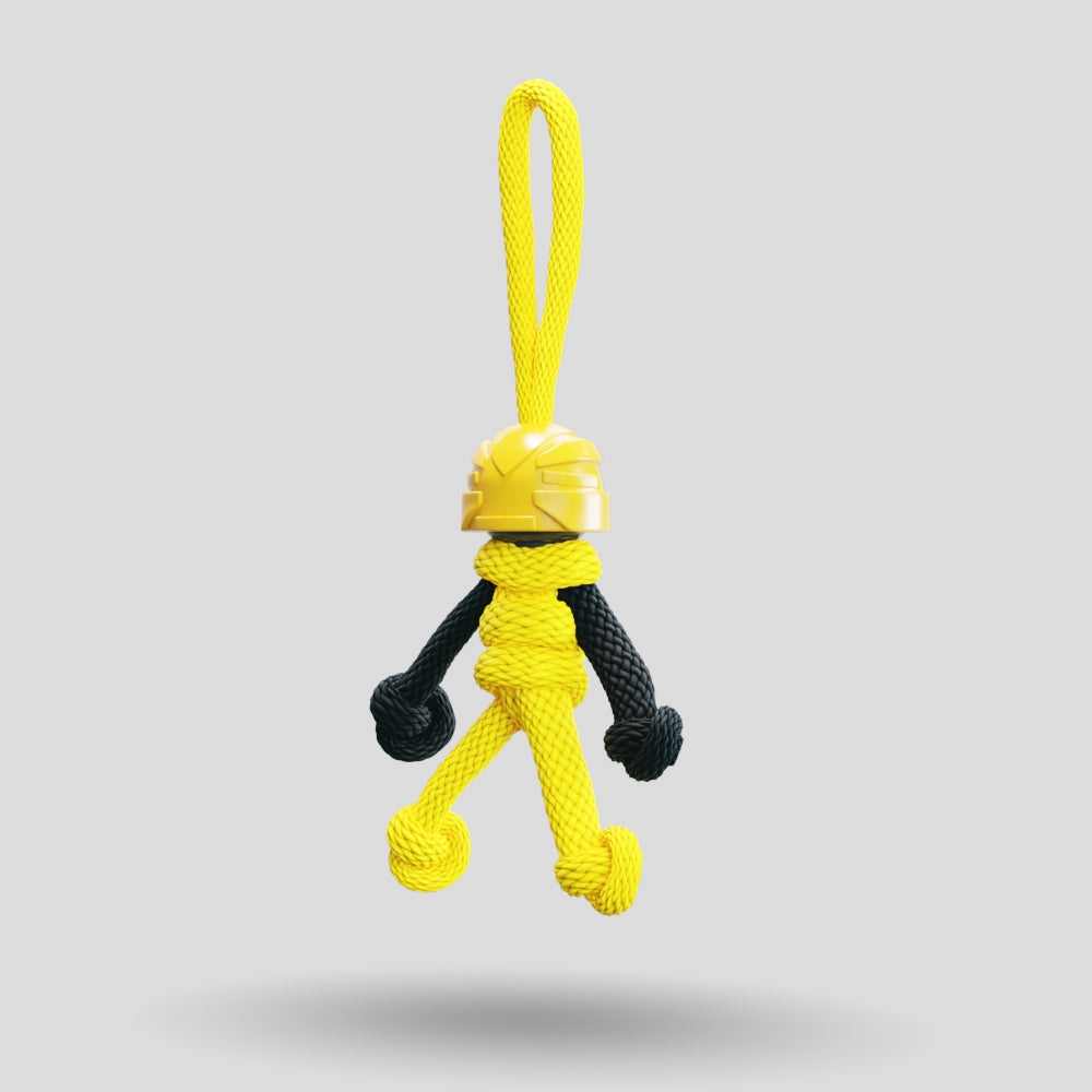 Bumblebee Paracord Buddy Keychain