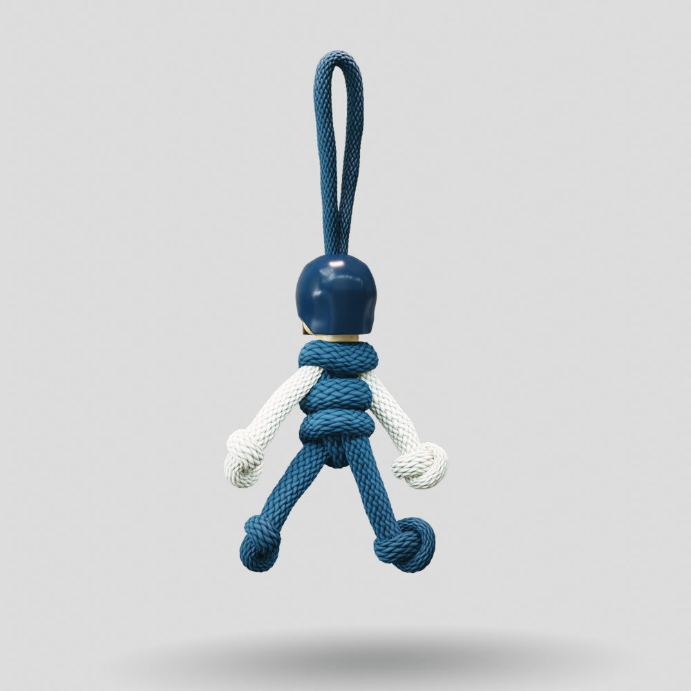Captain America Paracord Buddy Keychain