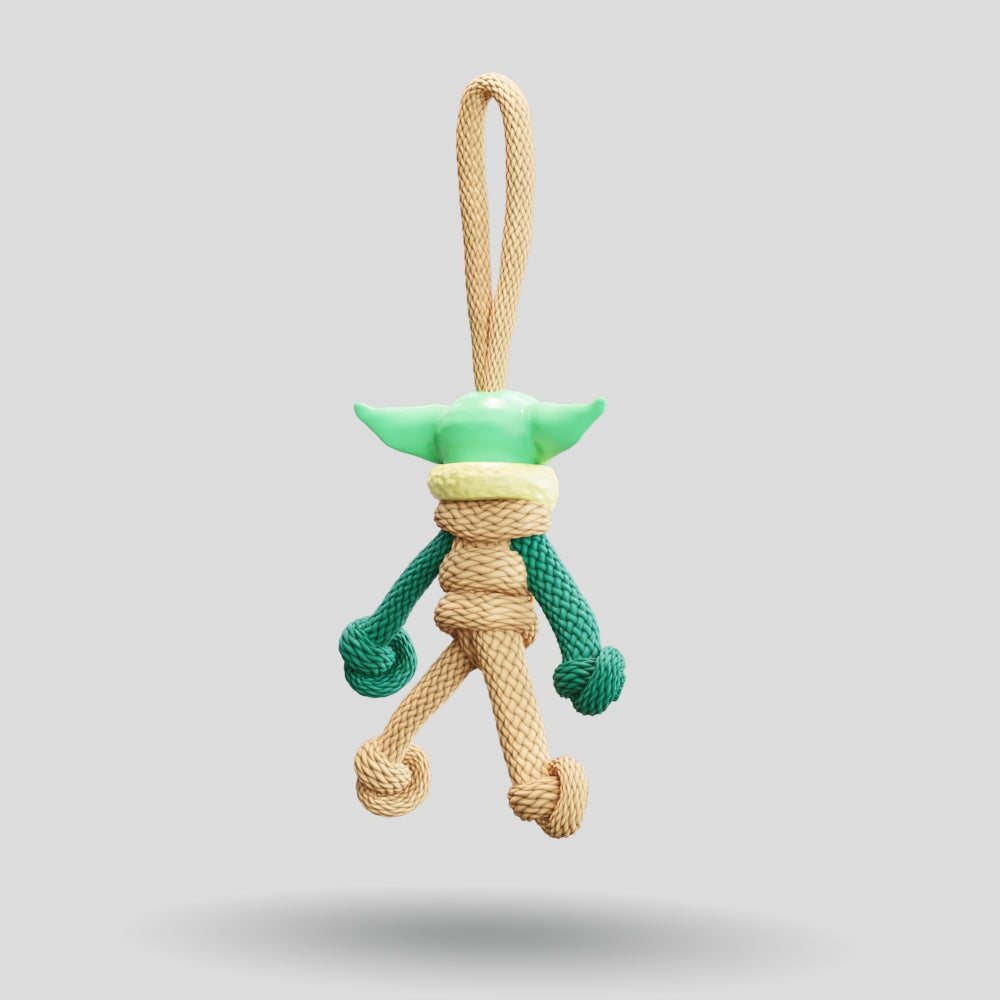 Baby Yoda Paracord Buddy Keychain