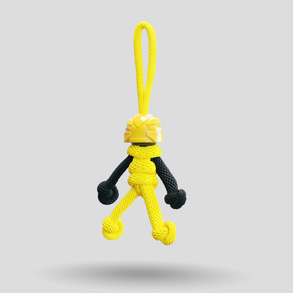 Bumblebee Paracord Buddy Keychain