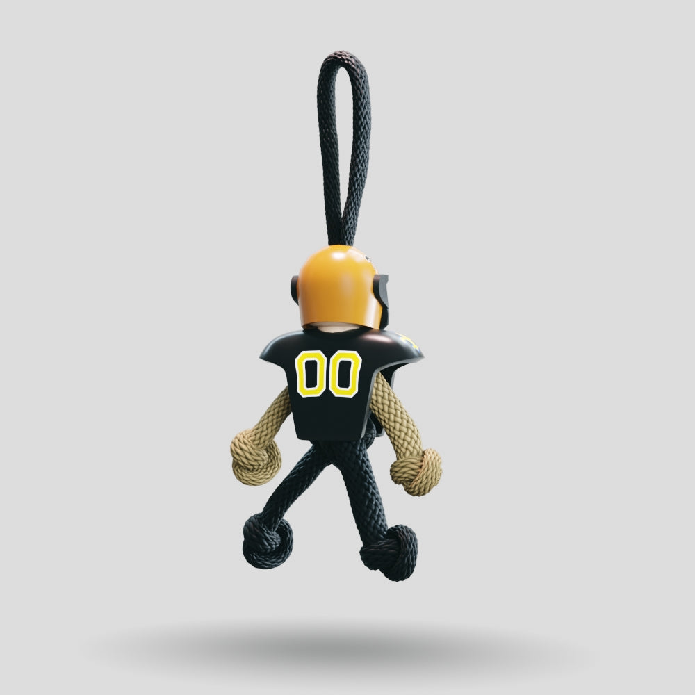 New Orleans Saints Paracord Buddy Keychain