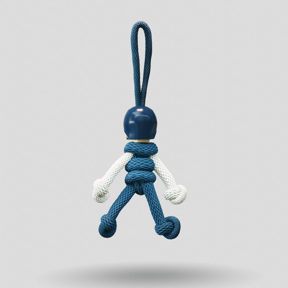Captain America Paracord Buddy Keychain