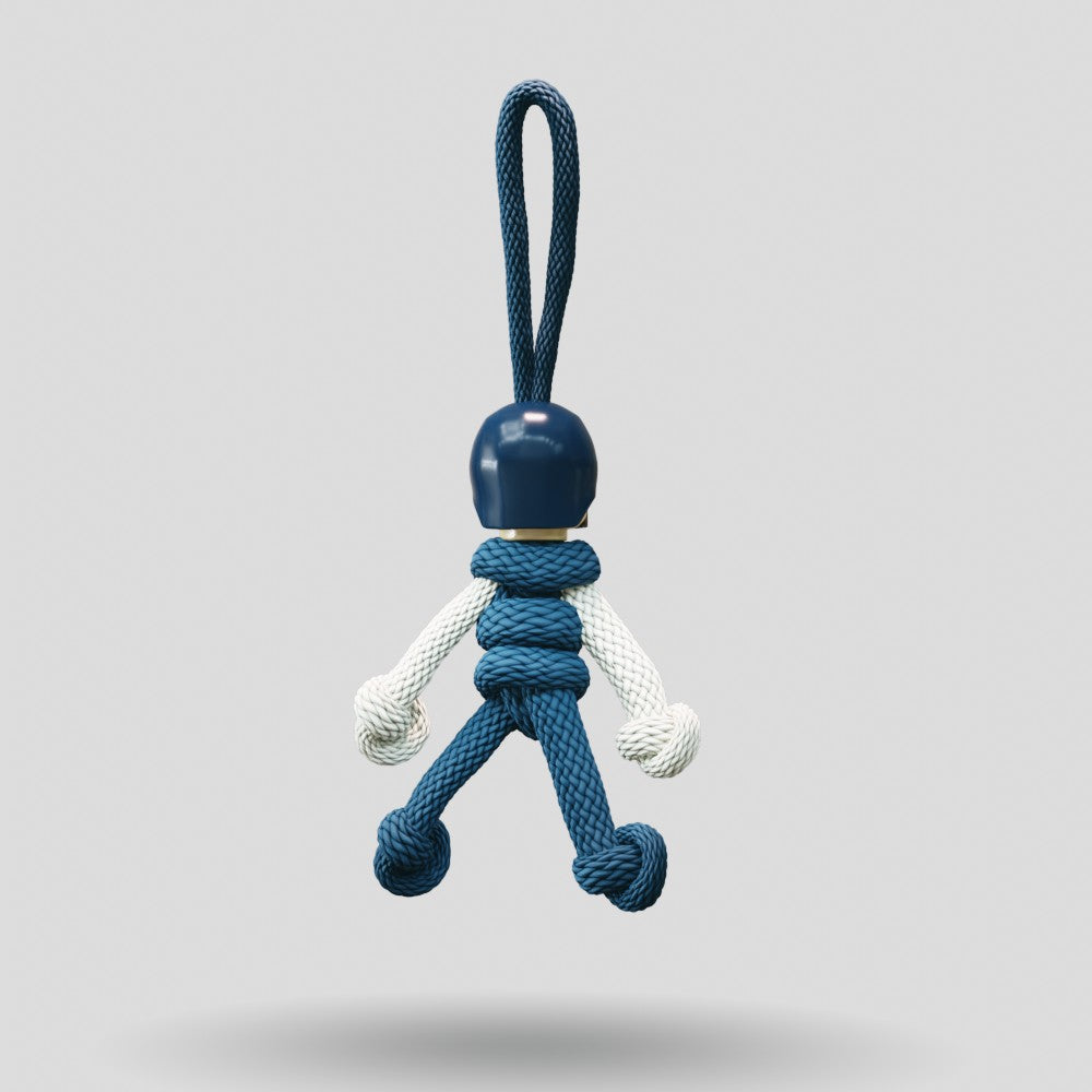 Captain America Paracord Buddy Keychain