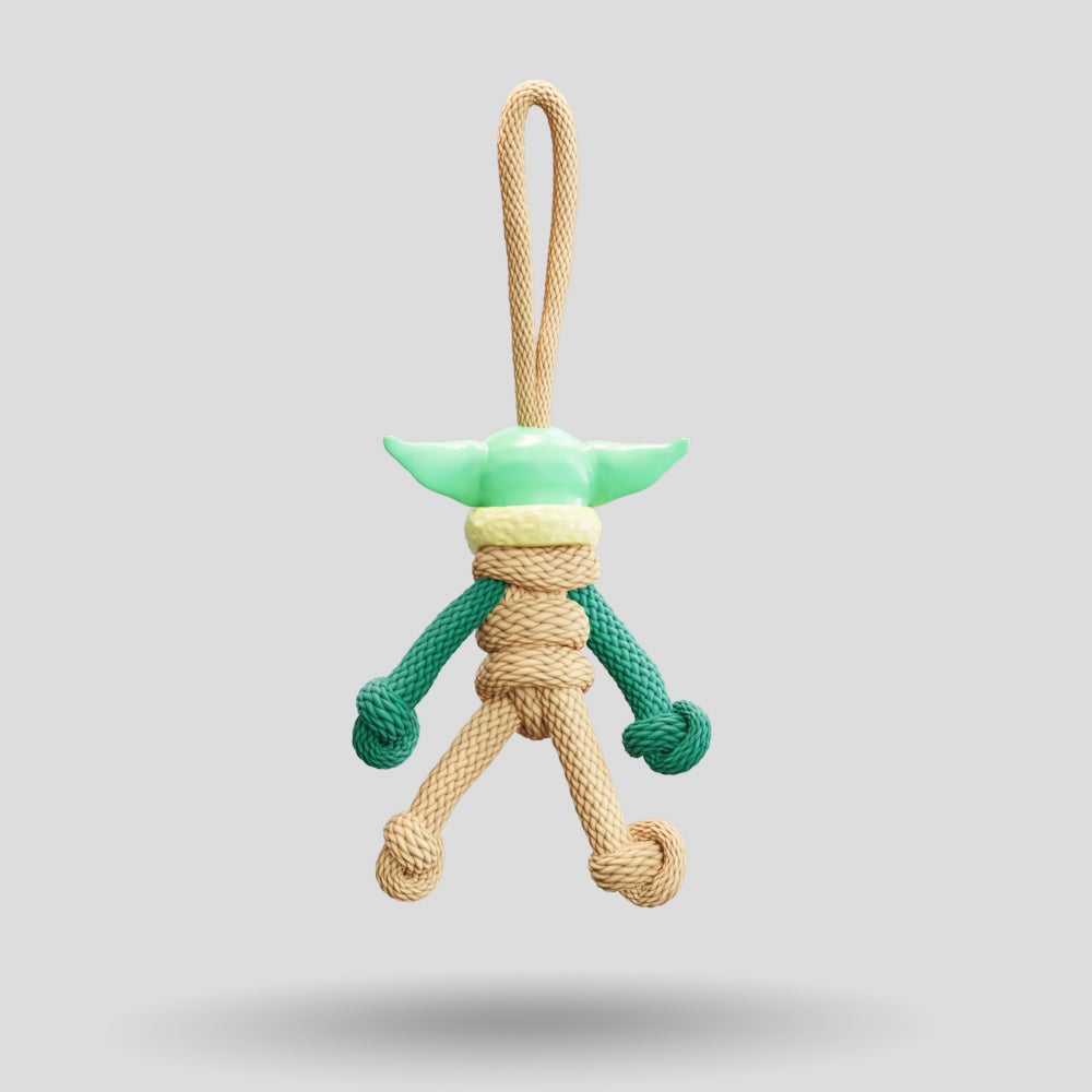 Baby Yoda Paracord Buddy Keychain