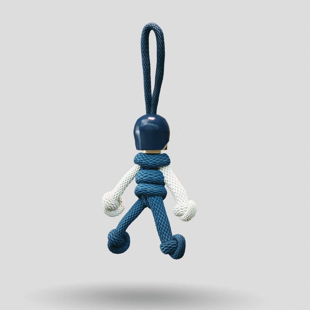 Captain America Paracord Buddy Keychain