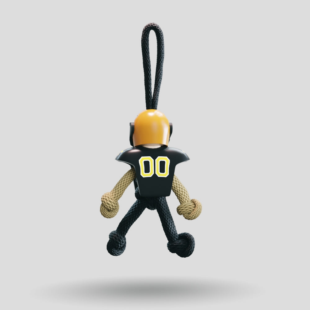 New Orleans Saints Paracord Buddy Keychain