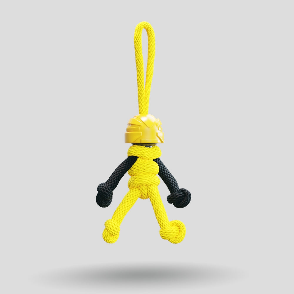 Bumblebee Paracord Buddy Keychain