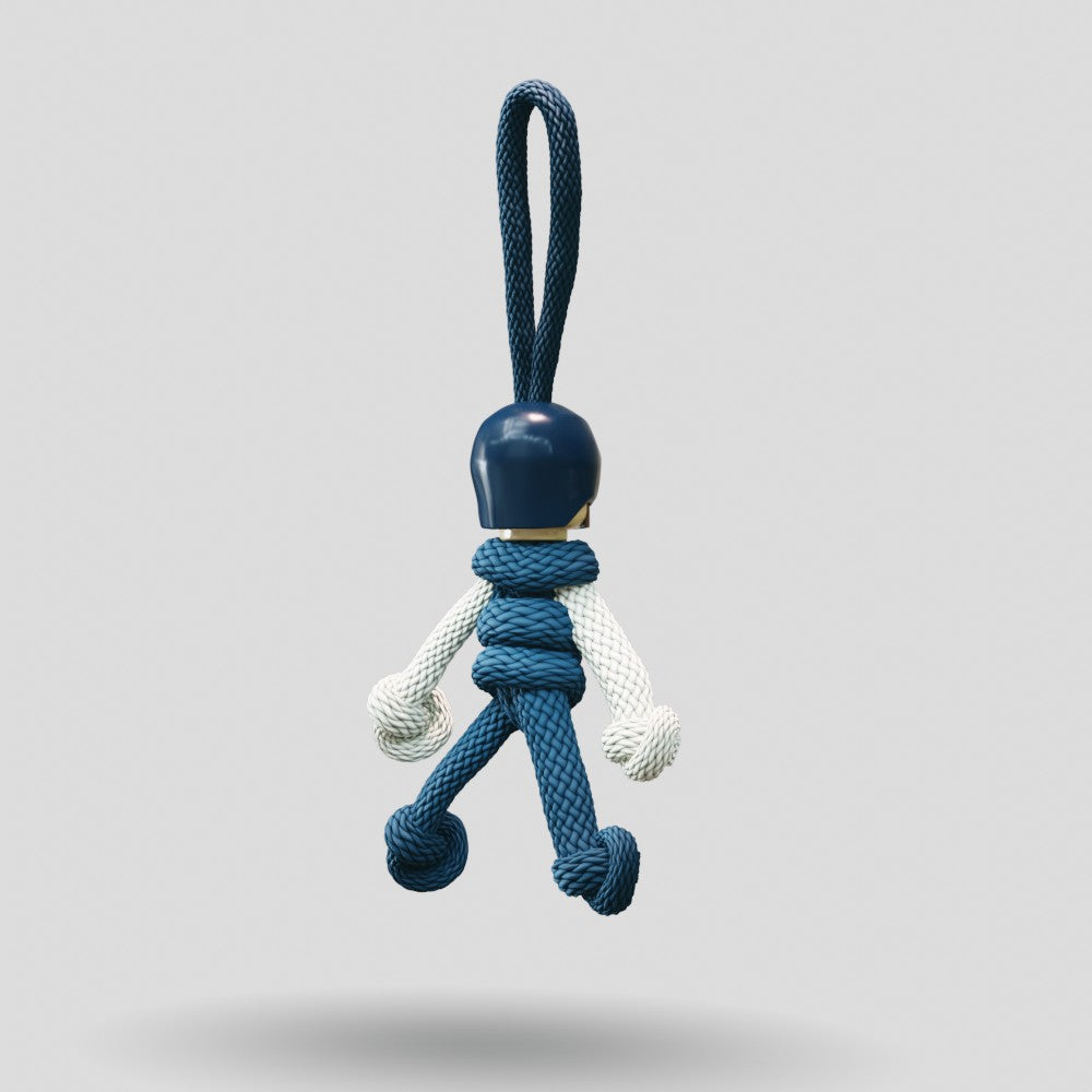 Captain America Paracord Buddy Keychain