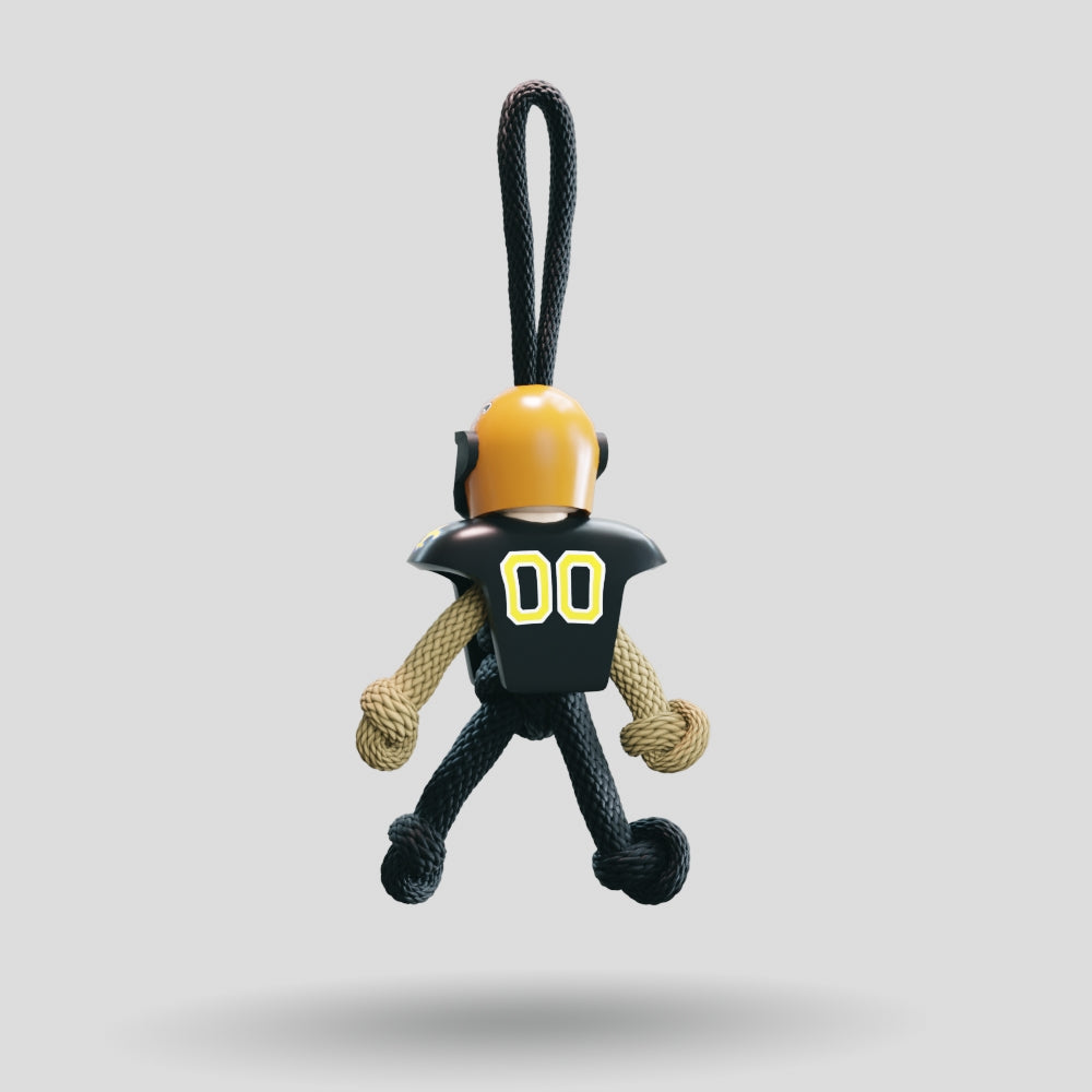New Orleans Saints Paracord Buddy Keychain