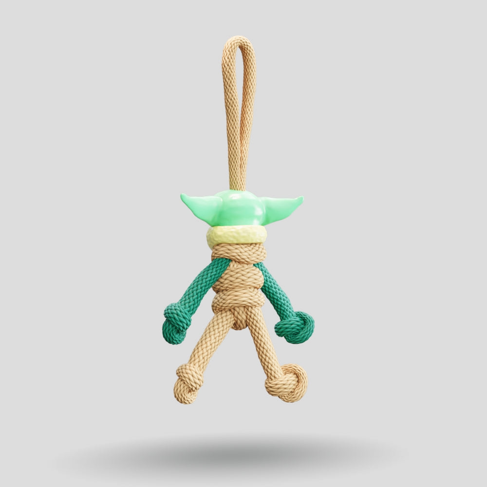 Baby Yoda Paracord Buddy Keychain