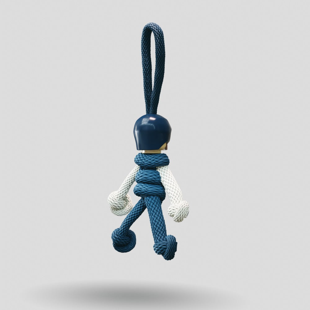 Captain America Paracord Buddy Keychain