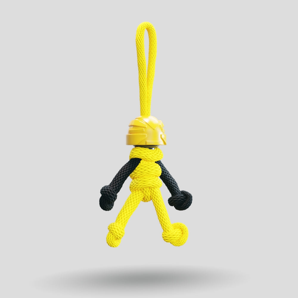 Bumblebee Paracord Buddy Keychain