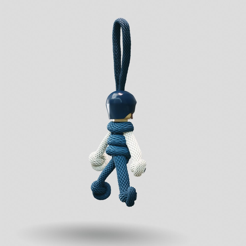Captain America Paracord Buddy Keychain