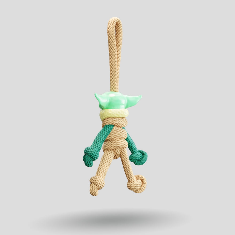 Baby Yoda Paracord Buddy Keychain