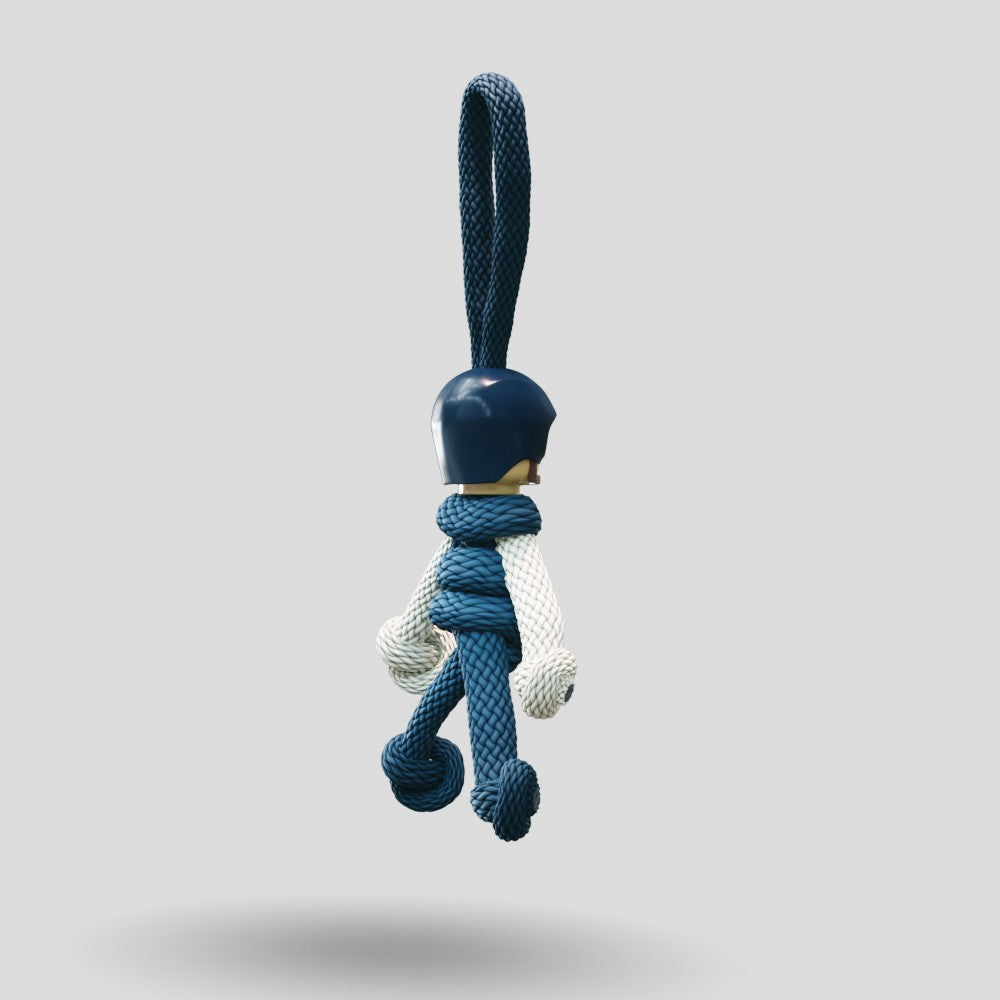 Captain America Paracord Buddy Keychain