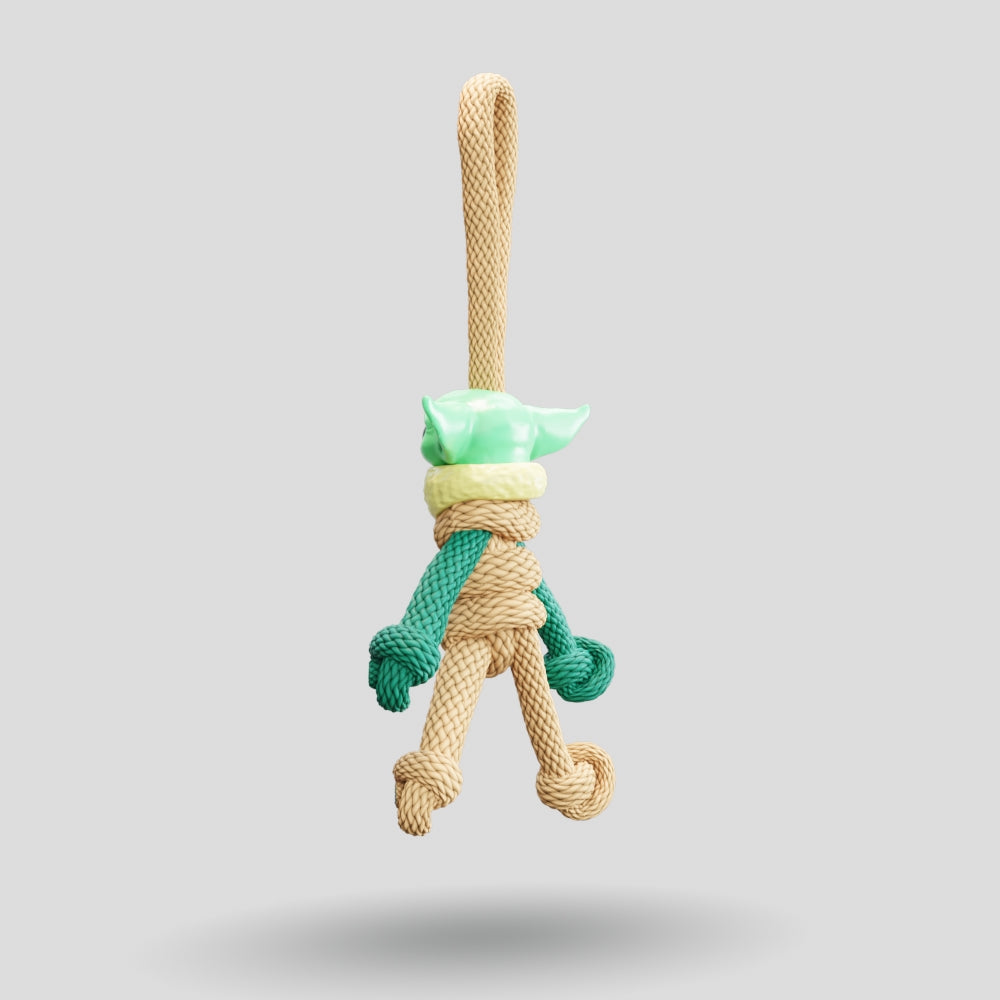 Baby Yoda Paracord Buddy Keychain